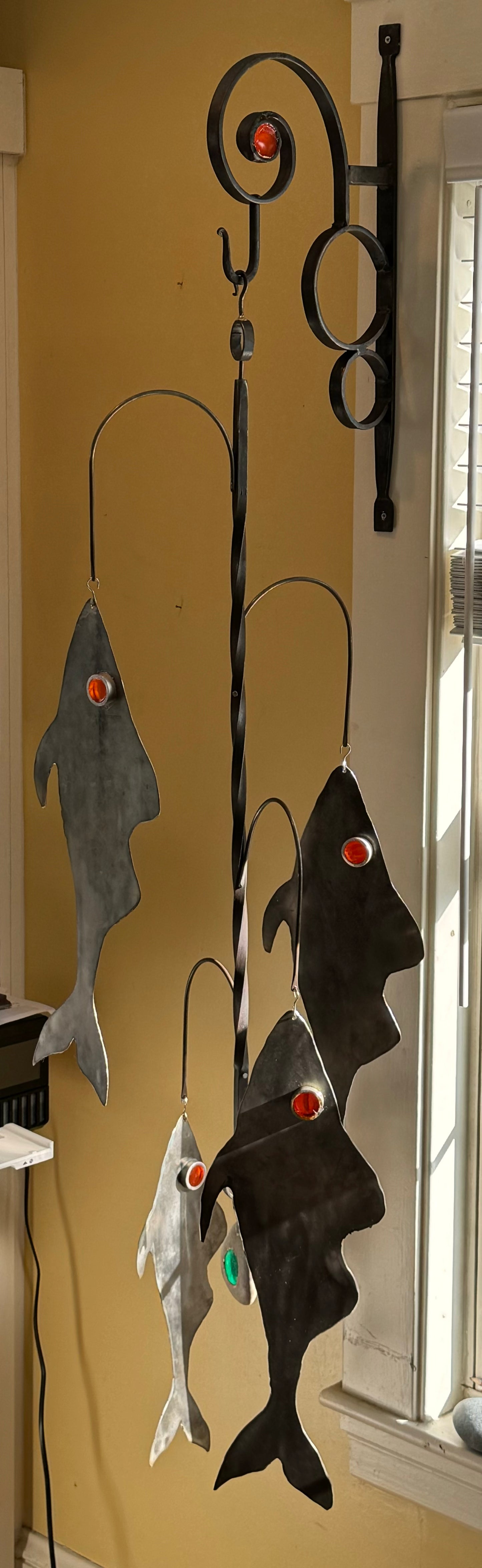 Giant fish mobile